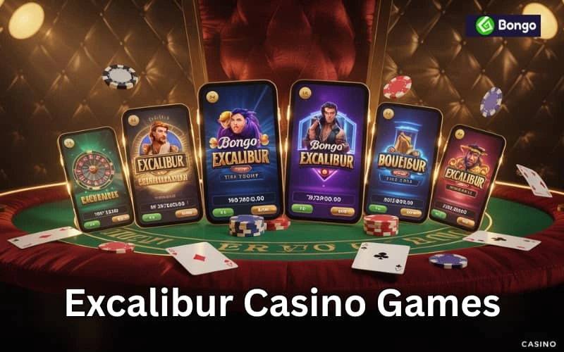 excalibur casino games